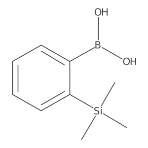 (2-(Trimethylsilyl)phenyl)boronicacid Structure