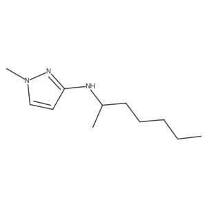 N-(Heptan-2-yl)-1-methyl-1H-pyrazol-3-amine结构式