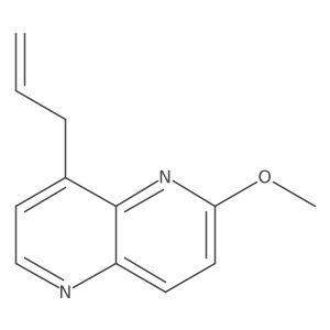 8-Allyl-2-methoxy-[1,5]naphthyridine结构式