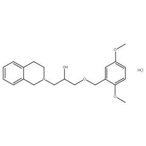 1-(3,4-dihydroisoquinolin-2(1H)-yl)-3-((2,5-dimethoxybenzyl)oxy)propan-2-ol hydrochloride Structure