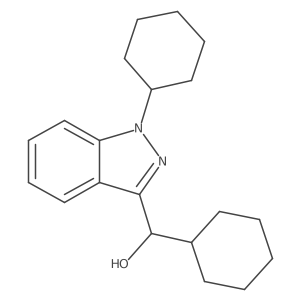Alpha,1-dicyclohexyl-1h-indazole-3-methanol结构式