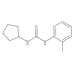 1-Cyclopentyl-3-(2-iodophenyl)urea Structure