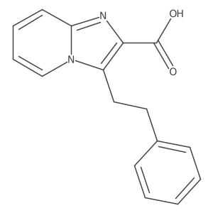 3-(2-Phenylethyl)imidazo[1,2-a]pyridine-2-carboxylic acid结构式