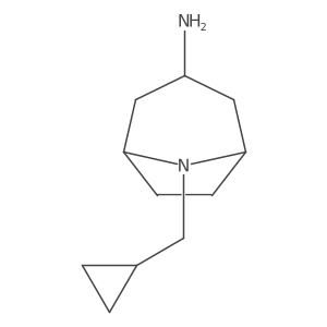 8-(Cyclopropylmethyl)-8-azabicyclo[3.2.1]octan-3-amine Structure
