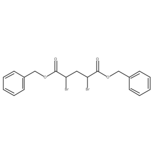 Dibenzyl 2,4-dibromoglutarate结构式