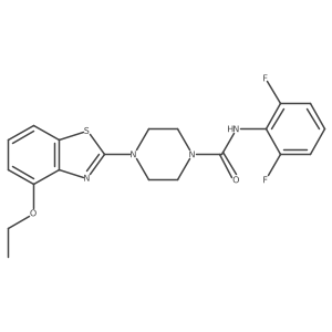 N-(2,6-difluorophenyl)-4-(4-ethoxybenzo[d]thiazol-2-yl)piperazine-1-carboxamide Structure
