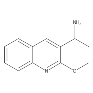 (1S)-1-(2-methoxyquinolin-3-yl)ethan-1-amine Structure