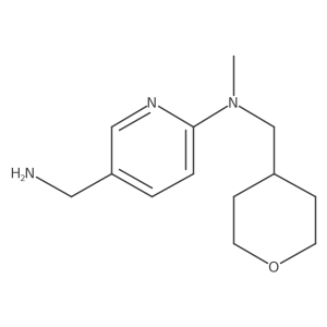 N-[5-(Aminomethyl)-2-pyridinyl]-N-methyl-N-(tetrahydro-2H-pyran-4-ylmethyl)amine结构式