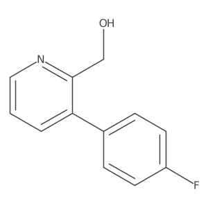 3-(4-Fluorophenyl)pyridine-2-methanol结构式
