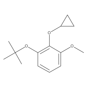 1-Tert-butoxy-2-cyclopropoxy-3-methoxybenzene Structure