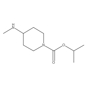 1-POC-4-(methylamino)piperidine结构式