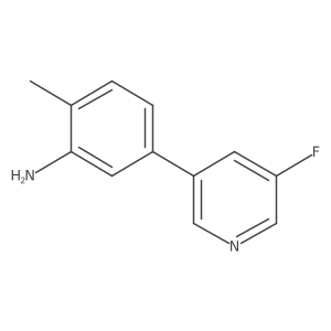 5-(5-Fluoropyridin-3-yl)-2-methylaniline结构式