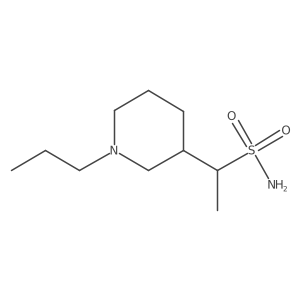 1-(1-Propylpiperidin-3-yl)ethane-1-sulfonamide Structure