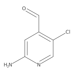 2-Amino-5-chloroisonicotinaldehyde Structure