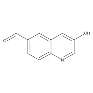 3-Hydroxyquinoline-6-carbaldehyde Structure