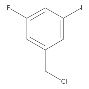 1-(Chloromethyl)-3-fluoro-5-iodobenzene Structure