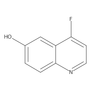 4-Fluoro-6-hydroxyquinoline Structure