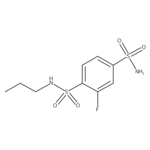 2-fluoro-N1-propylbenzene-1,4-disulfonamide Structure