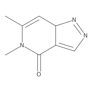 5,6-dimethyl-7aH-pyrazolo[4,3-c]pyridin-4-one Structure