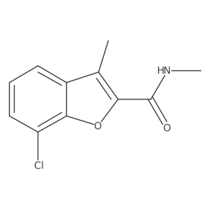 7-Chloro-N,3-dimethyl-2-benzofurancarboxamide Structure
