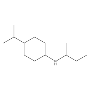 N-(Butan-2-yl)-4-(propan-2-yl)cyclohexan-1-amine结构式