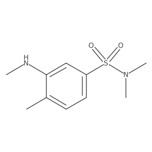 N,N,4-trimethyl-3-(methylamino)benzene-1-sulfonamide Structure