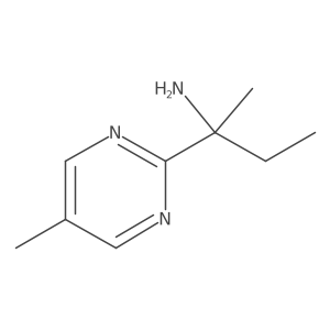 2-(5-Methylpyrimidin-2-yl)butan-2-amine Structure