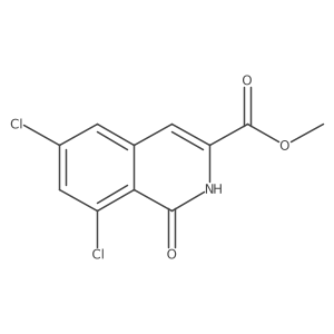 Methyl 6,8-dichloro-1,2-dihydro-1-oxoisoquinoline-3-carboxylate结构式