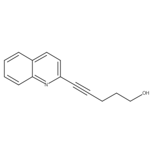 5-(Quinolin-2-yl)pent-4-yn-1-ol Structure