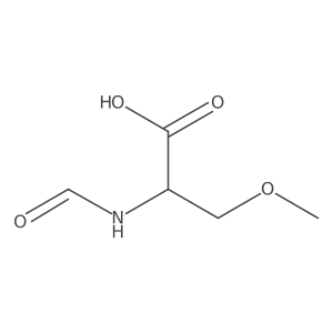 2-Formamido-3-methoxypropanoic acid结构式