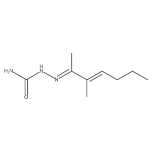 Hydrazinecarboxamide, 2-(1,2-dimethyl-2-hexen-1-ylidene)-结构式