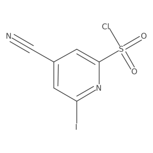 4-Cyano-6-iodopyridine-2-sulfonyl chloride结构式