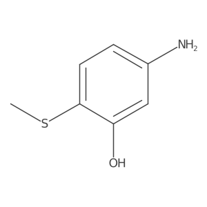 5-Amino-2-(methylthio)phenol结构式