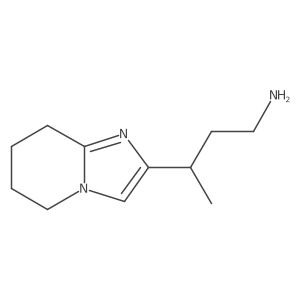 3-{5H,6H,7H,8H-imidazo[1,2-a]pyridin-2-yl}butan-1-amine结构式