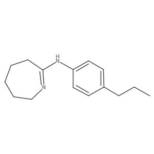 N-(4-Propylphenyl)-3,4,5,6-tetrahydro-2H-azepin-7-amine Structure