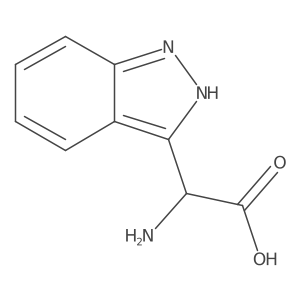2-Amino-2-(1h-indazol-3-yl)acetic acid Structure