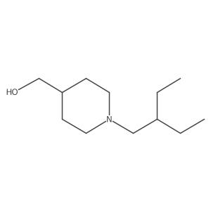 (1-(2-Ethylbutyl)piperidin-4-yl)methanol结构式