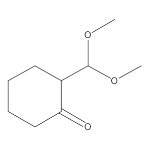 2-(Dimethoxymethyl)cyclohexanone Structure