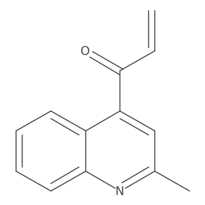1-(2-Methylquinolin-4-yl)prop-2-en-1-one结构式