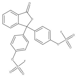 3,3-bis[4-[(fluorosulfonyl)oxy]phenyl]-1(3H)-Isobenzofuranone Structure