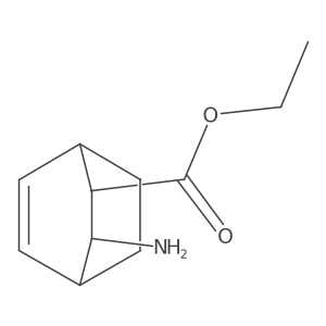 Ethyl (1S,2S,3S,4R)-3-Aminobicyclo[2.2.2]oct-5-ene-2-carboxylate结构式
