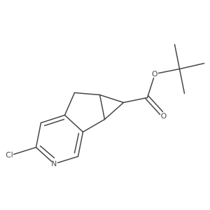 (5aR,6S,6aS)-tert-butyl 3-chloro-5,5a,6,6a-tetrahydrocyclopropa[4,5]cyclopenta[1,2-c]pyridine-6-carboxylate Structure