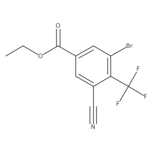Ethyl 3-bromo-5-cyano-4-(trifluoromethyl)benzoate Structure