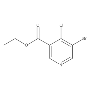 Ethyl 5-bromo-4-chloronicotinate Structure