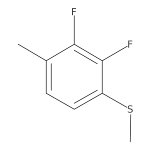 (2,3-Difluoro-4-methylphenyl)(methyl)sulfane Structure