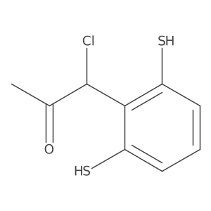 1-Chloro-1-(2,6-dimercaptophenyl)propan-2-one Structure