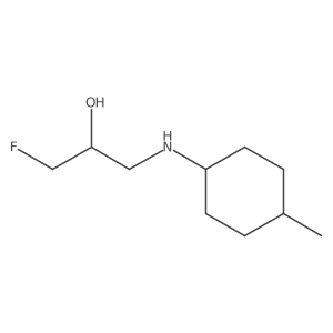 1-Fluoro-3-[(4-methylcyclohexyl)amino]propan-2-ol Structure