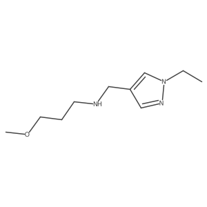 [(1-ethyl-1H-pyrazol-4-yl)methyl](3-methoxypropyl)amine Structure