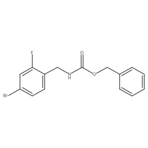 O-benzyl N-(4-bromo-2-fluorobenzyl)carbamate结构式