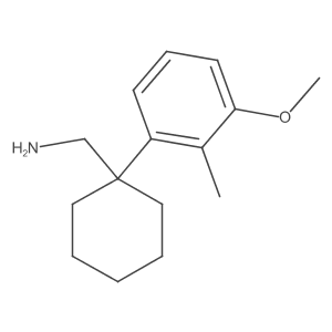 [1-(3-Methoxy-2-methylphenyl)cyclohexyl]methanamine Structure